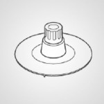 Насадка для взбивания AUF78-153-K0 для комбайна Panasonic MK-F500WTQ