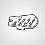 Насадка для крупной шинковки AUF79-153 для комбайна Panasonic MK-F500WTQ