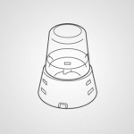 Контейнер мельнички AVE13M1874X0 для комбайна Panasonic MK-F800STQ