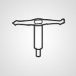 Нож блендера AVF97M1981 для комбайна Panasonic MK-F800STQ