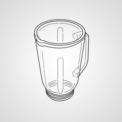 Контейнер X0203-191 для блендера Panasonic MX-J210GPWTQ.