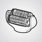 Головка для эпиляции ног/рук WESEL8AW1068 для эпилятора Panasonic ES-EL8A-P520