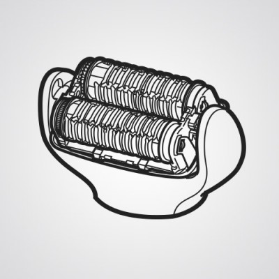 Головка для эпиляции ног/рук WESEL8AW1068 для эпилятора Panasonic ES-EL8A-P520.