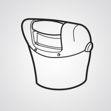 Головка для ухода за стопами ног WESEL8AW4068 для эпилятора Panasonic ES-EL8A-P520