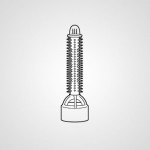 Круглая щетка малого диаметра EHKA42SRVW к стайлеру Panasonic EH-KA42-V865