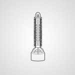 Круглая щетка малого диаметра EHKA81SRWW к стайлеру Panasonic EH-KA81-W865