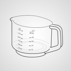 Чаша для сока AJD05-1511X0 для соковыжималки MJ-DJ31STQ