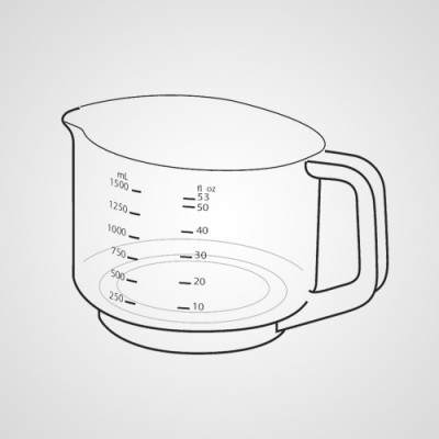 Чаша для сока AJD05-1511X0 для соковыжималки MJ-DJ31STQ .