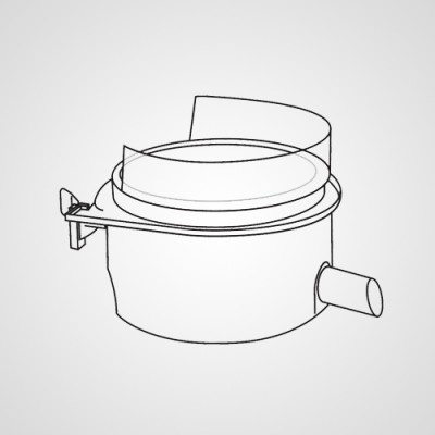 Блок контейнера AJD98-151-K0 для соковыжималки MJ-DJ01STQ .