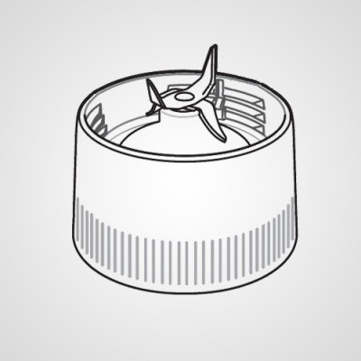 Основание контейнера блендера с режущим лезвием AVE86-2195K0 для соковыжималки MJ-DJ31STQ .