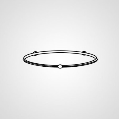 Роликовое кольцо F290D5G00XN для микроволновки Panasonic NN-C785JFZPE.