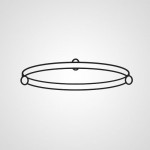 Роликовое кольцо F290D6S10XP для микроволновки Panasonic NN-SM330WZPE