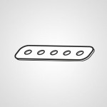 Рассекатель пара F60037J70XP для микроволновки Panasonic NN-CS596SZPE