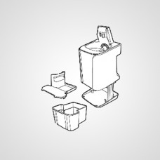 Подставка для подзарядки и самоочистки WESLT8NK4218 для электробритвы ES-LT8N-S820
