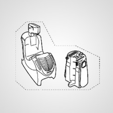 Подставка для подзарядки и самоочистки WESRT81K4219 для электробритвы ES-RT81-S520