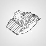 Насадка-гребень WER1410K7418 для триммера ER1420S520