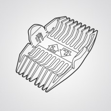 Насадка-гребень WER1610K7407 для триммера Panasonic ER1611K820 Насадка-гребень WER1610K7407 для триммера Panasonic ER1611K820