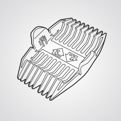 Насадка-гребень WER1610K7407 для триммера Panasonic ER1611K820.